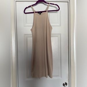 Forever 21 Ribbed Nude Dress